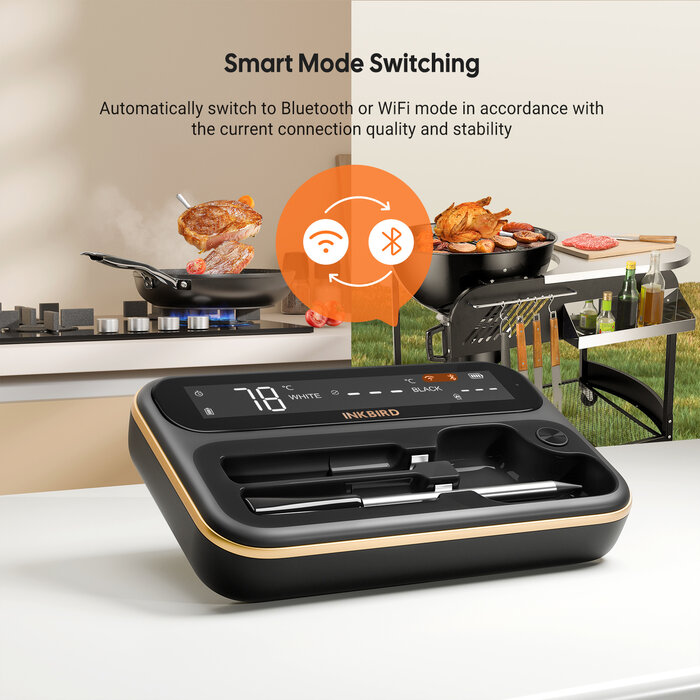 Inkbird Inkbird INT-12-BW Draadloze smart thermometer