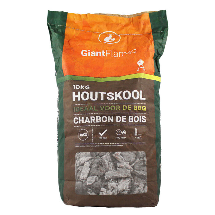 Giant Flames  Houtskool 10 kg