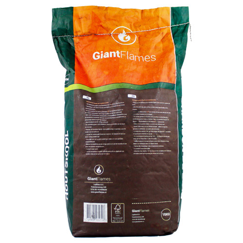 Giant Flames  Houtskool 10 kg