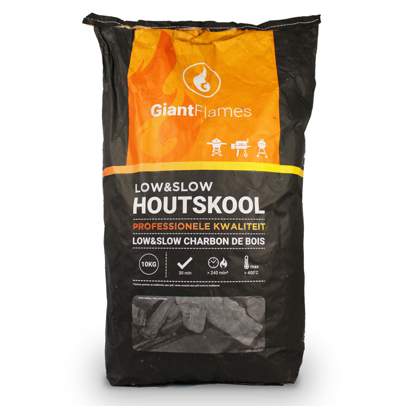 Giant Flames  Low & Slow professionele houtskool 10 kg
