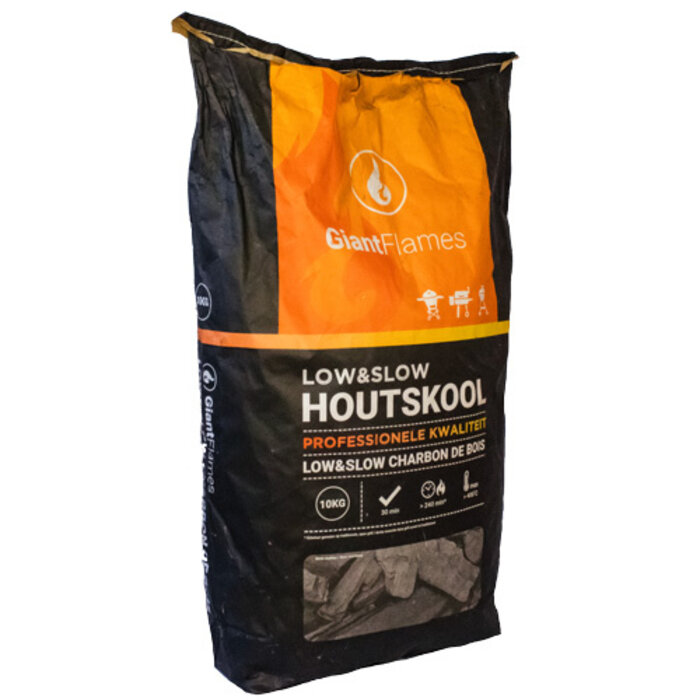 Giant Flames  Low & Slow professionele houtskool 10 kg