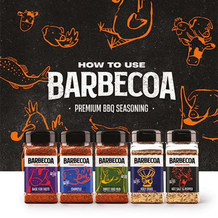 Barbecoa Hot Salt & Pepper  BBQ Rub Barbecoa