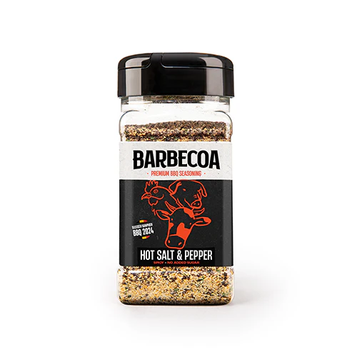Barbecoa Hot Salt & Pepper  BBQ Rub Barbecoa