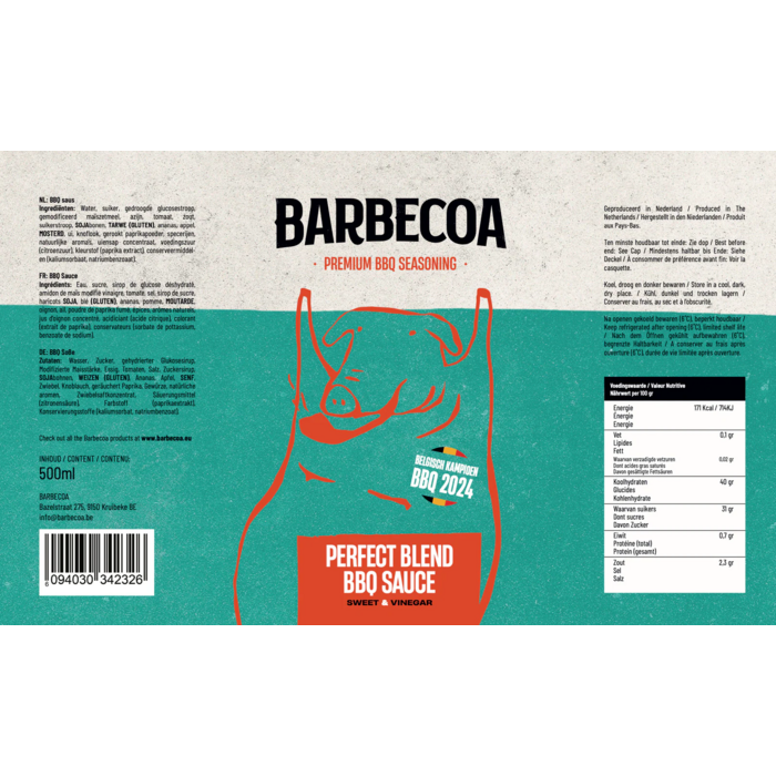 Barbecoa Perfect Blend Saus Barbecoa