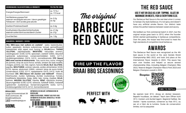 Braai BBQ Red Sauce Braai