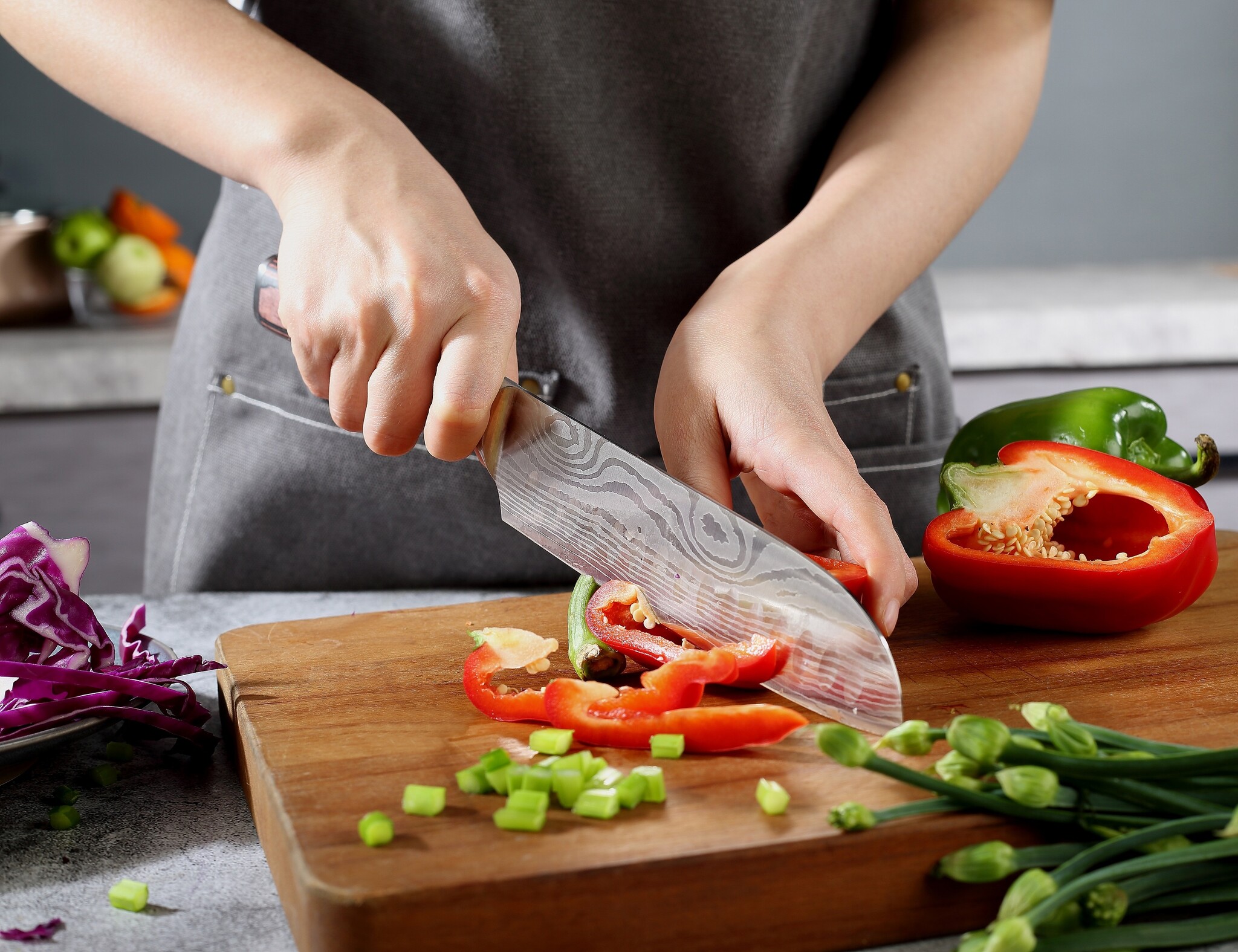 Paudin Universal Santoku mes Paudin N5