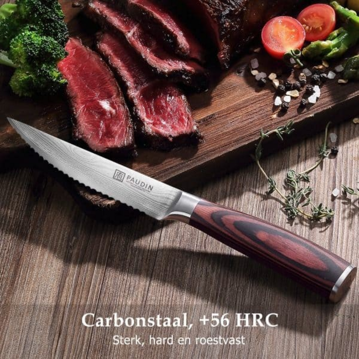 Paudin Universal S3 Premium Steakmessen Set Paudin