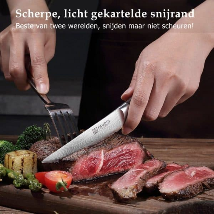 Paudin Universal S3 Premium Steakmessen Set Paudin