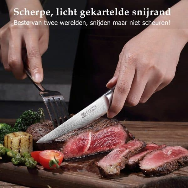 Paudin Universal S3 Premium Steakmessen Set Paudin