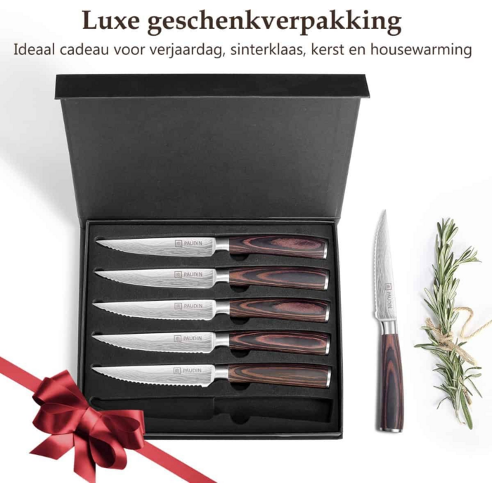 Paudin Universal S3 Premium Steakmessen Set Paudin