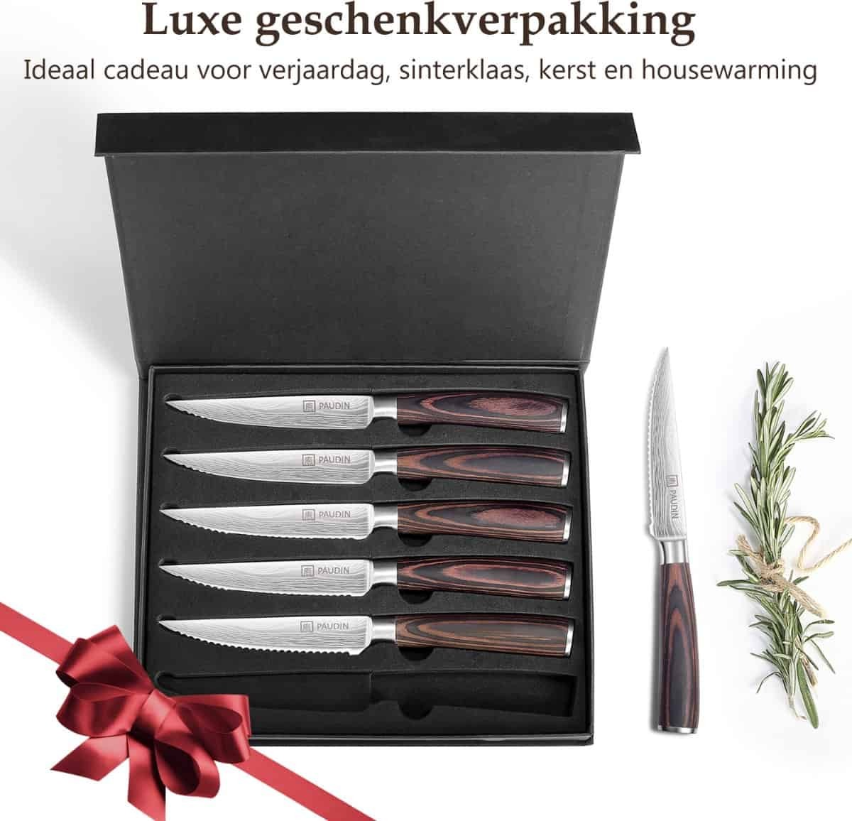 Paudin Universal S3 Premium Steakmessen Set Paudin