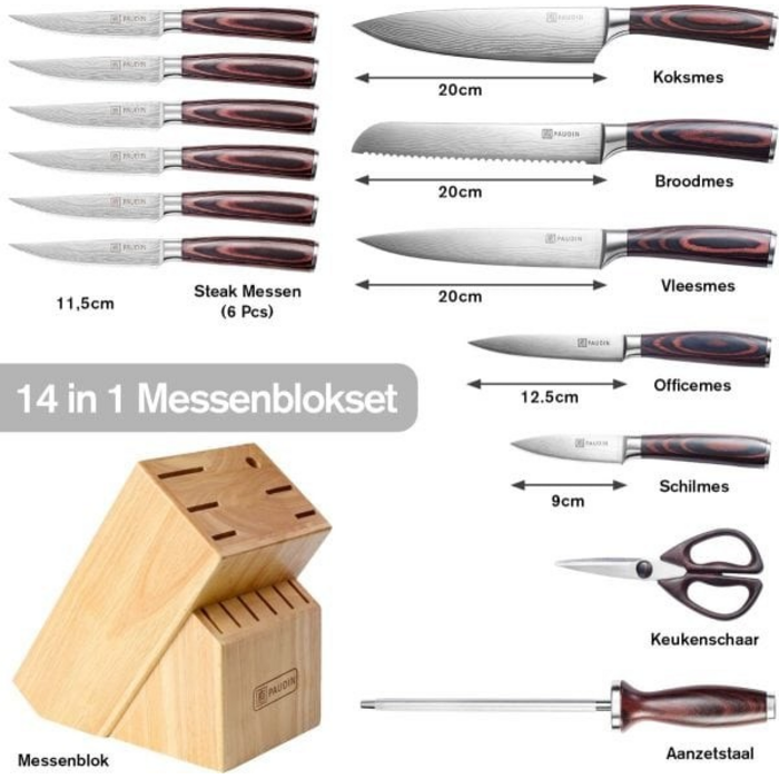 Paudin Universal NT1 Messenblokset Paudin