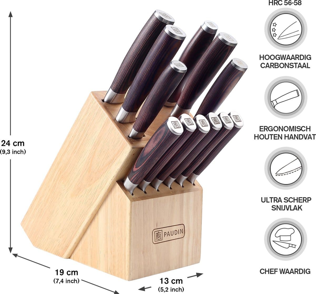 Paudin Universal NT1 Messenblokset Paudin