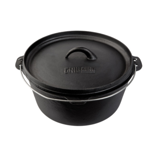 Grill Guru Cast Iron Dutch Oven Medium Grill Guru
