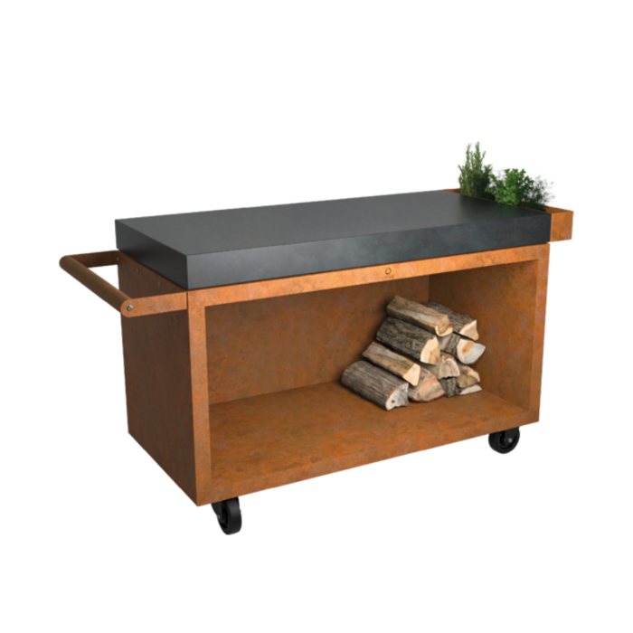 Ofyr OFYR Table Corten 135 Pro Ceramic Dark Grey