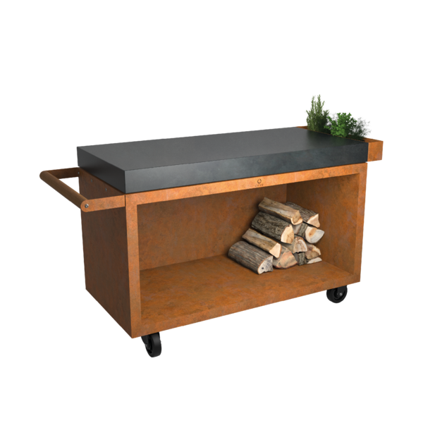 Ofyr OFYR Table Corten 135 Pro Ceramic Dark Grey