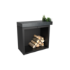 OFYR Butcher Block Storage 90 Black Ceramic Dark Grey