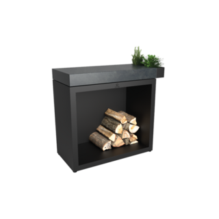Ofyr OFYR Butcher Block Storage 90 Black Ceramic Dark Grey