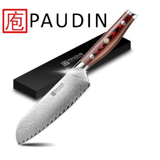 Paudin Plume Luxe P4 Santoku mes Paudin