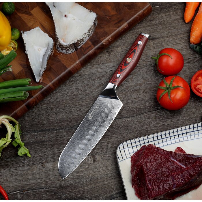 Paudin Plume Luxe P4 Santoku mes Paudin