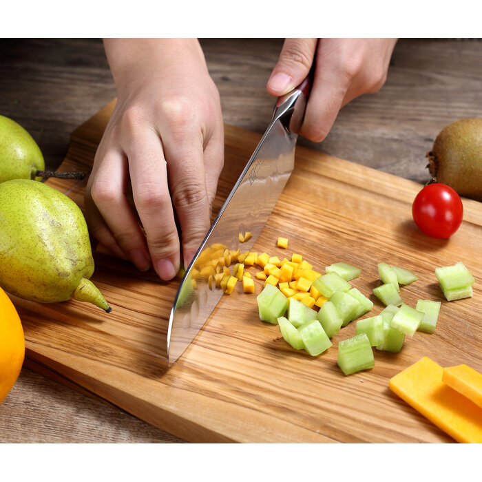 Paudin Plume Luxe P4 Santoku mes Paudin