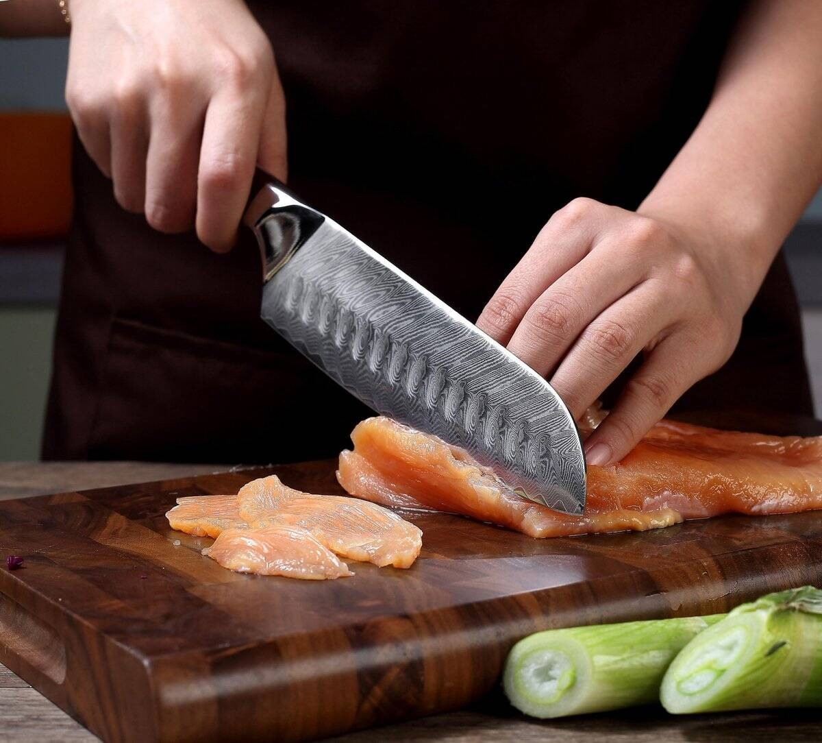 Paudin Plume Luxe P4 Santoku mes Paudin