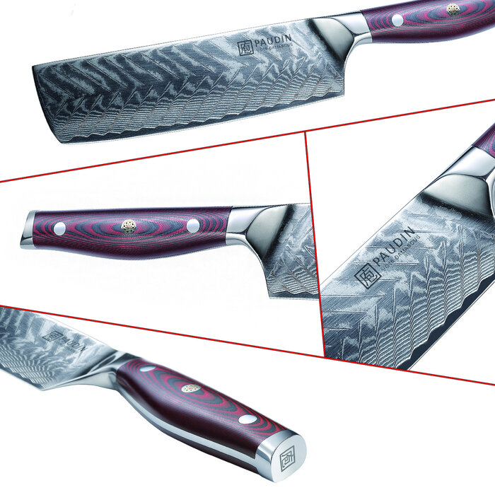 Paudin Plume Luxe P5 Nakiri Mes Paudin