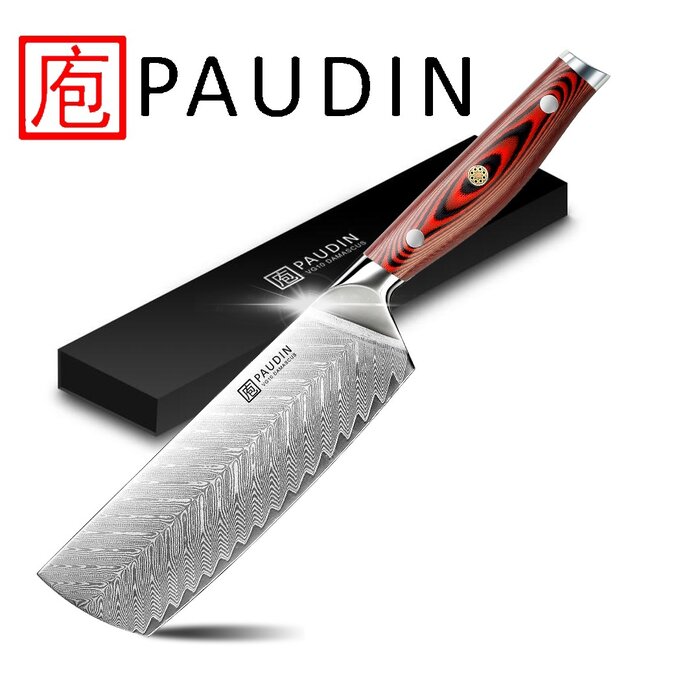Paudin Plume Luxe P5 Nakiri Mes Paudin
