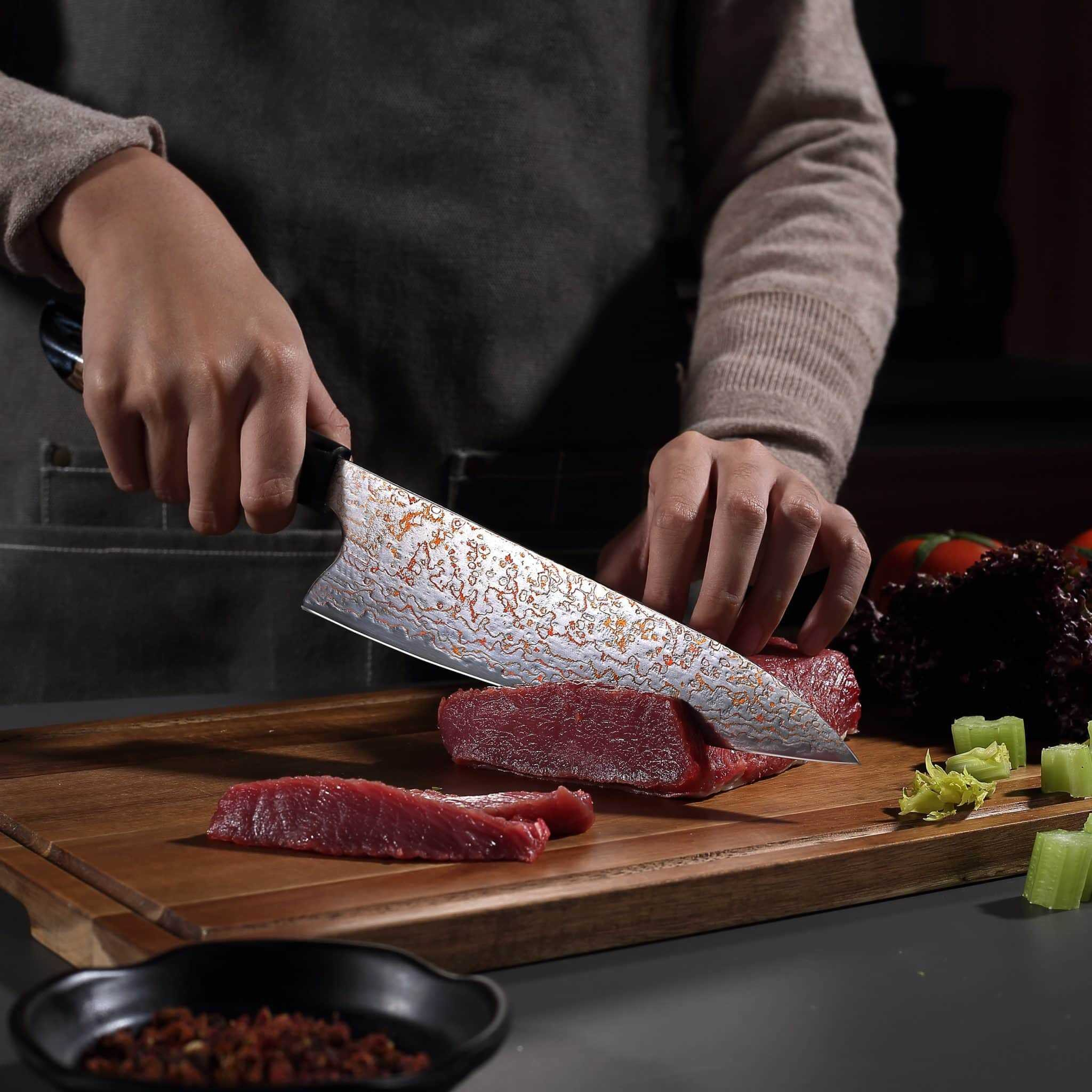 Paudin Tokyo TI2 Gyuto Mes Paudin