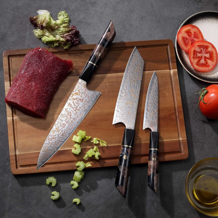 Paudin Tokyo TI2 Gyuto Mes Paudin