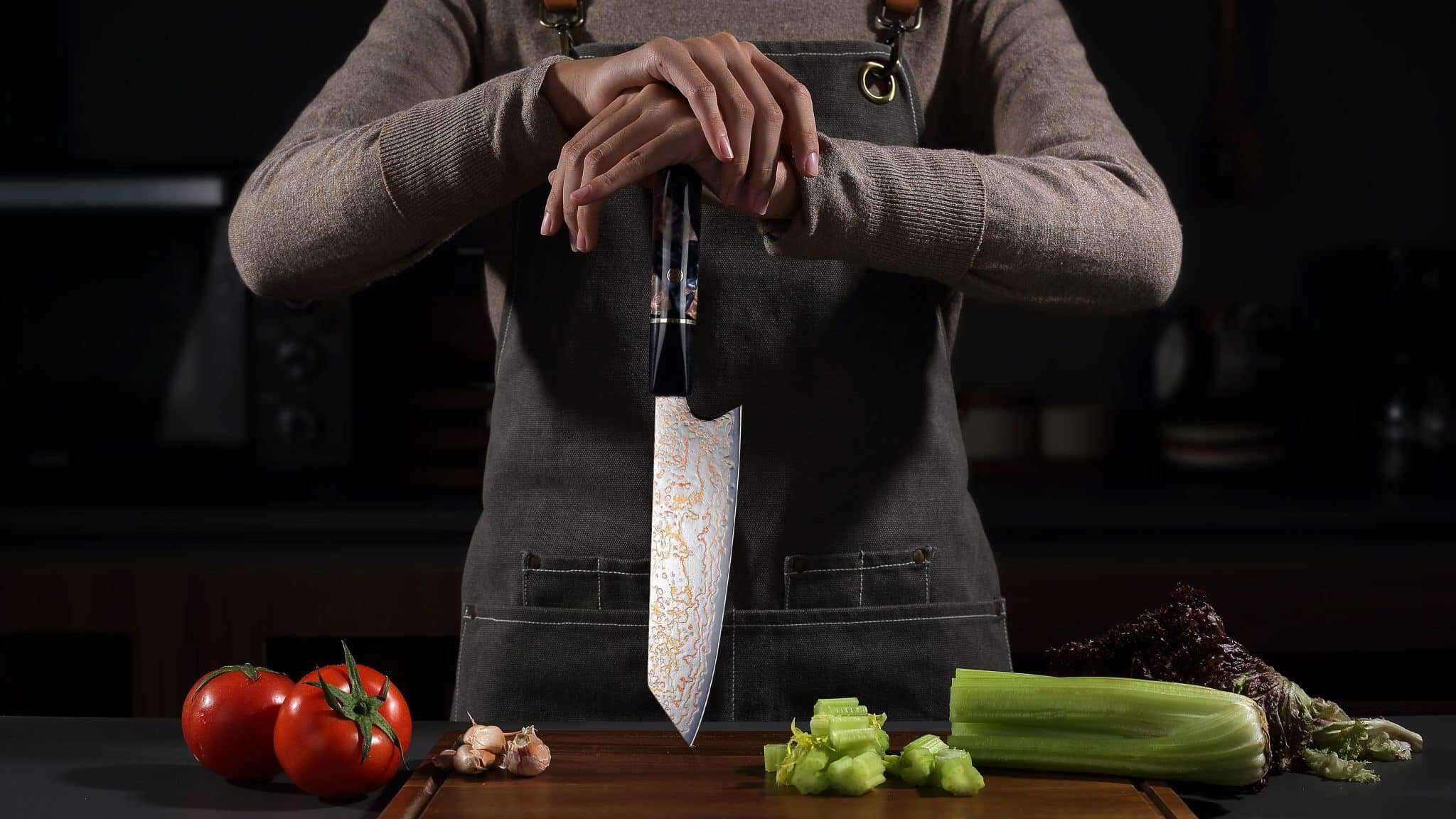 Paudin Tokyo TI2 Gyuto Mes Paudin