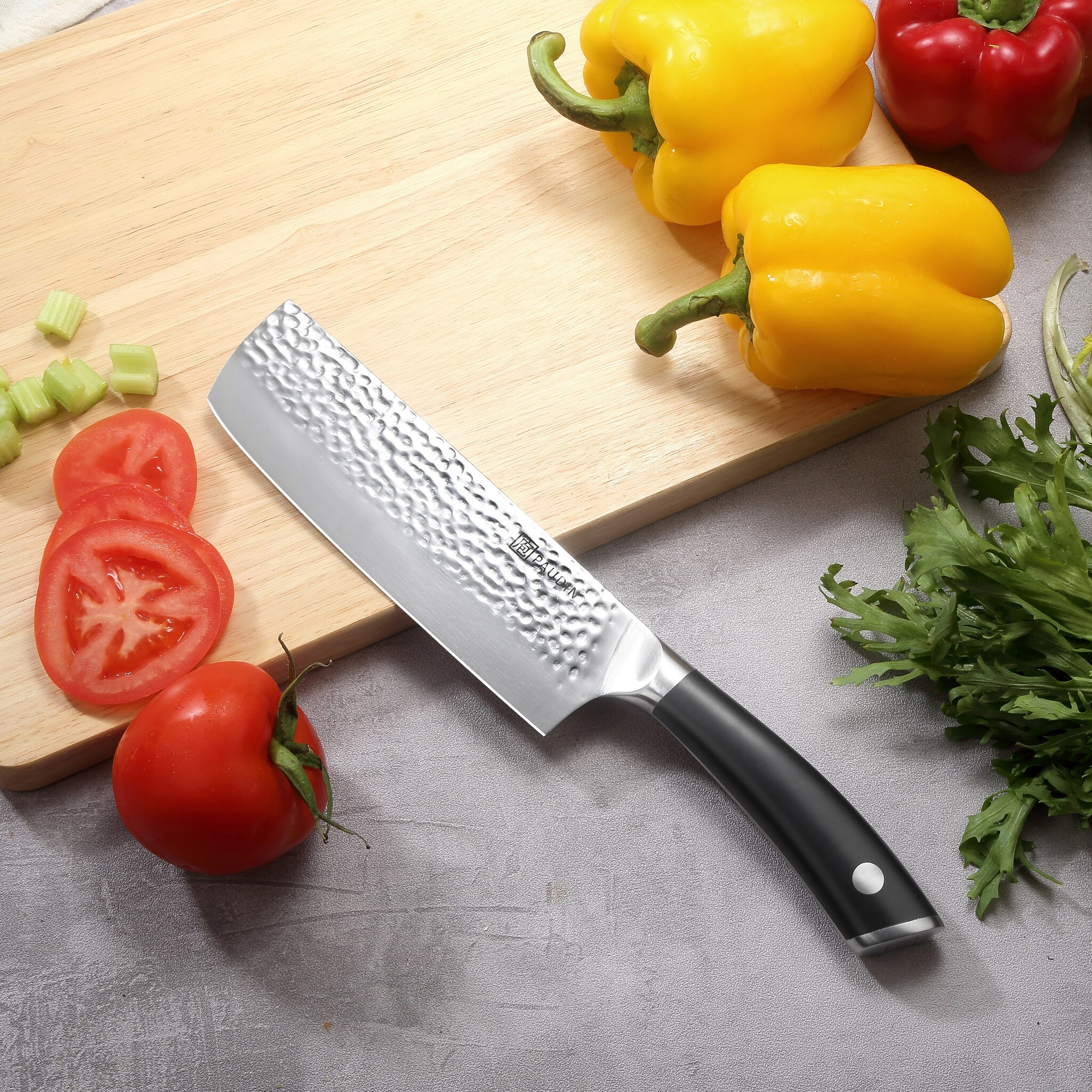 Paudin Hammered Pro HP4 Nakiri Mes Paudin