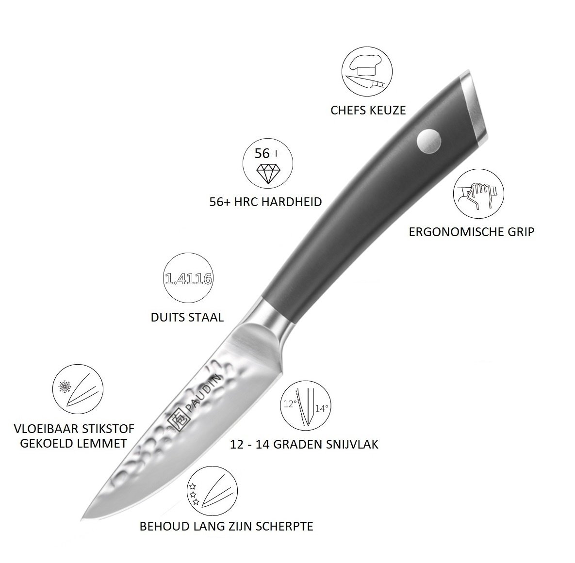 Paudin Hammered Pro HP6 Groentemes Paudin