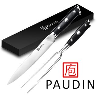 Paudin Ultra Dark Premium D9 Vleesmes en Vork Paudin