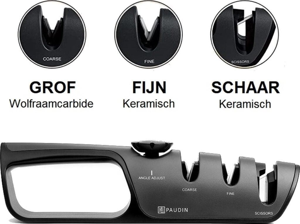 Paudin Verstelbare 3‑Traps Messenslijper KS1 van Paudin