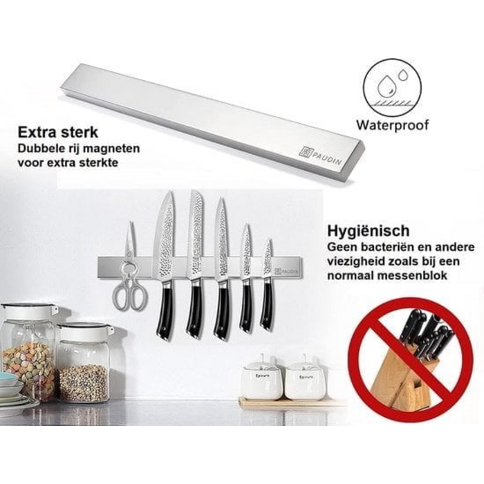 Paudin Magnetische Messenhouder KB2 van Paudin