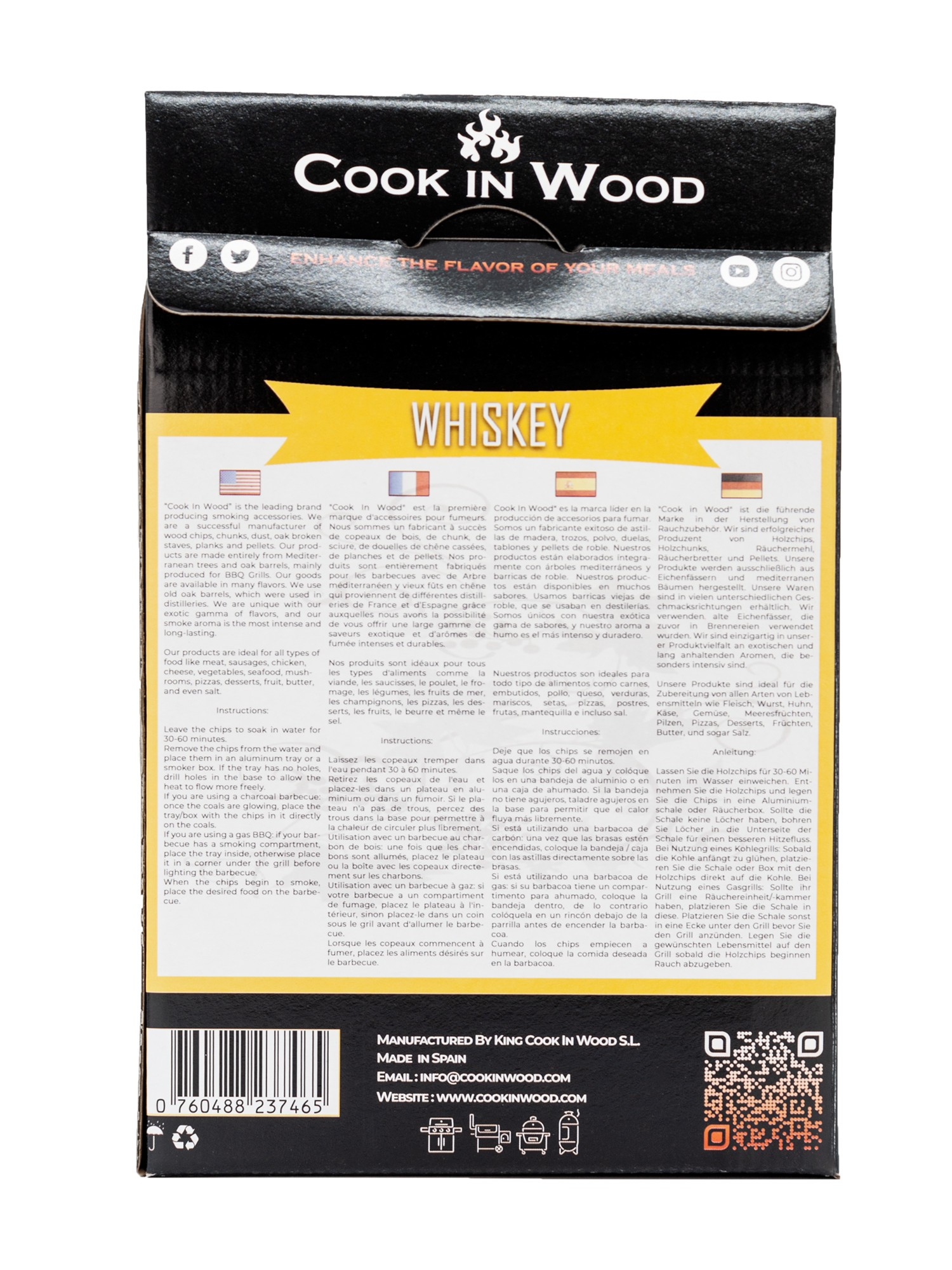 Cook in Wood Cook in Wood  Whiskey Rookchips