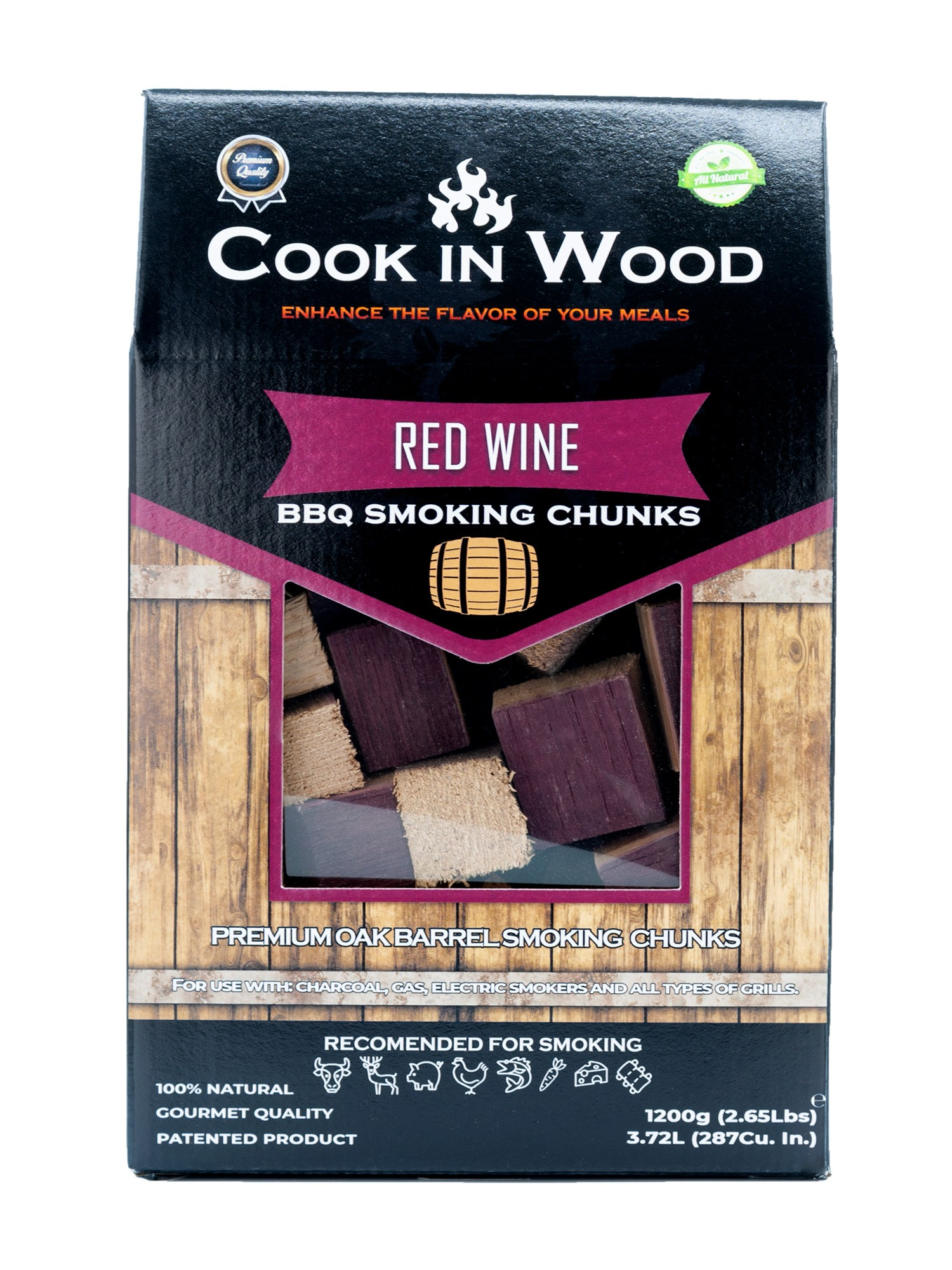 Cook in Wood Cook in Wood  Rode wijn rookchunks