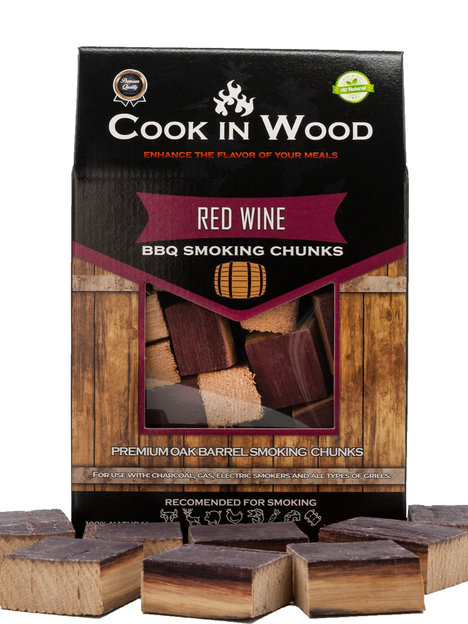 Cook in Wood Cook in Wood  Rode wijn rookchunks