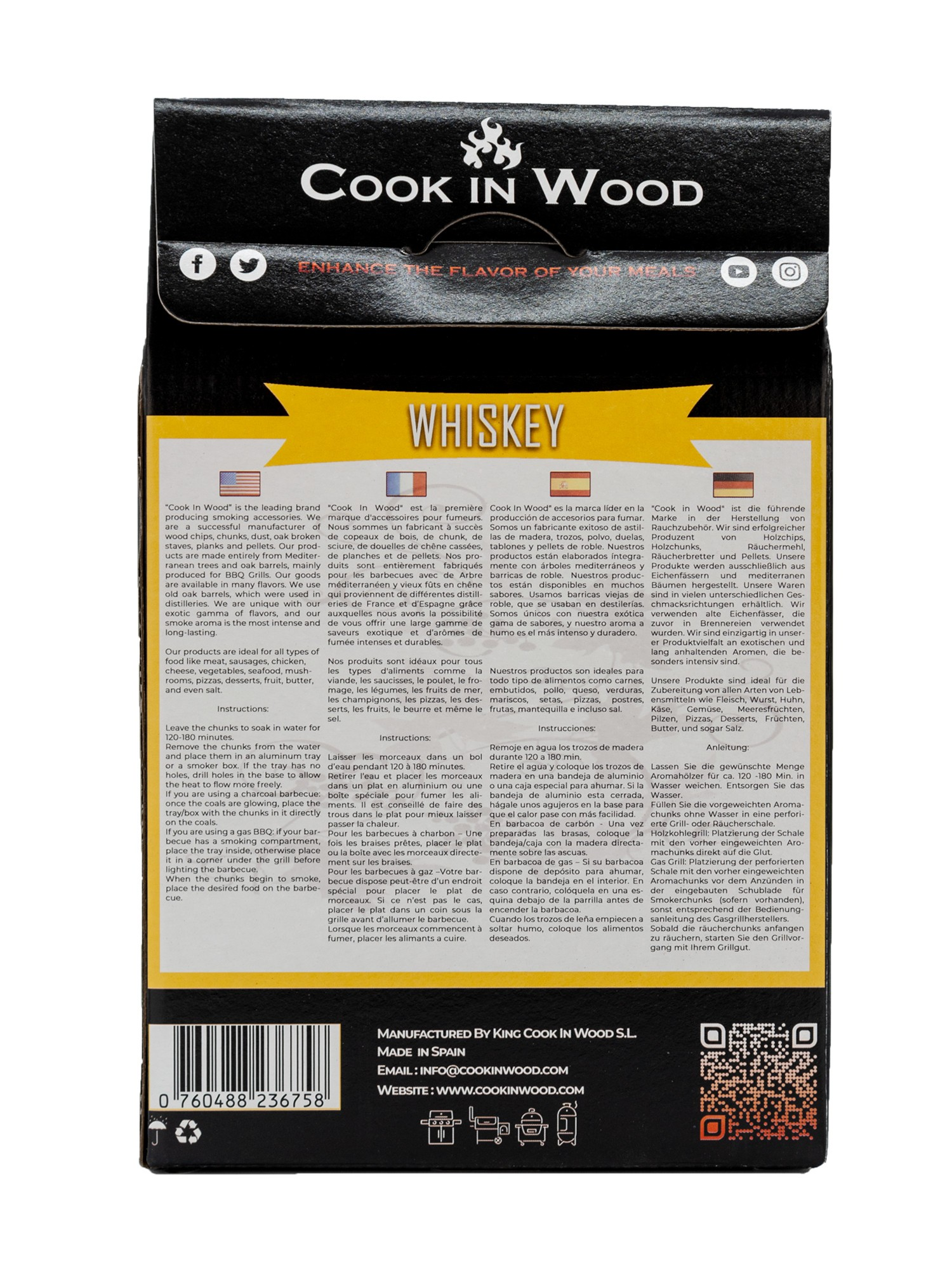 Cook in Wood Cook in Wood  Whiskey Rookchunks