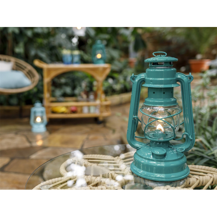 Feuerhand Feuerhand Stormlamp 276 Teal Blauw