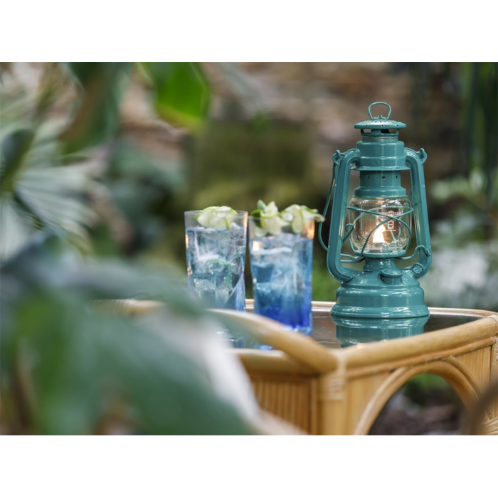 Feuerhand Feuerhand Stormlamp 276 Teal Blauw