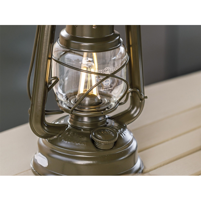 Feuerhand Feuerhand LED Stormlamp 276 Olijf Groen