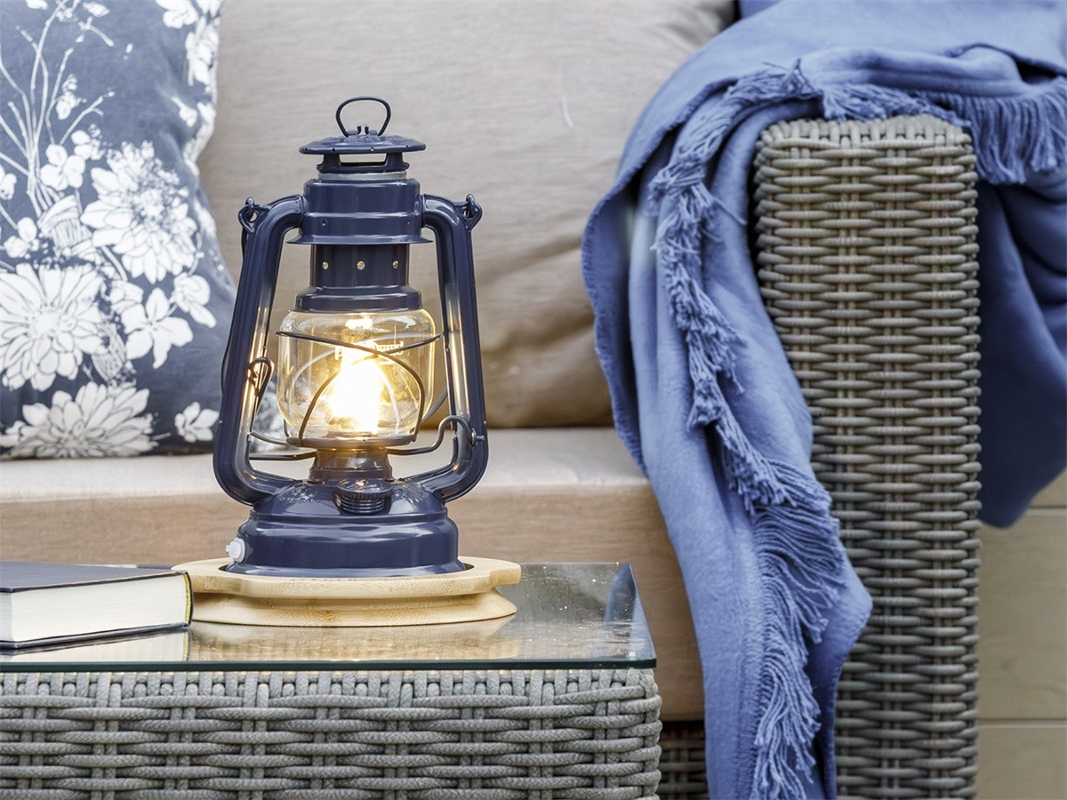 Feuerhand Feuerhand LED Stormlamp 276 Kobalt Blauw