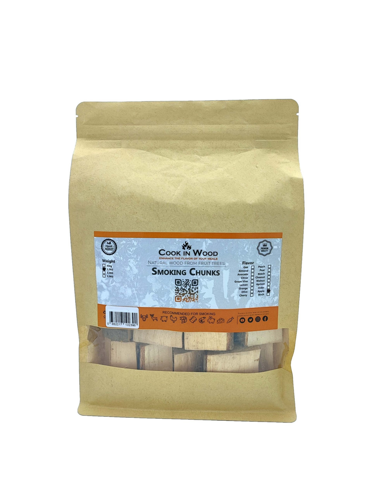 Cook in Wood Wood Chunks Apple – Cook in Wood