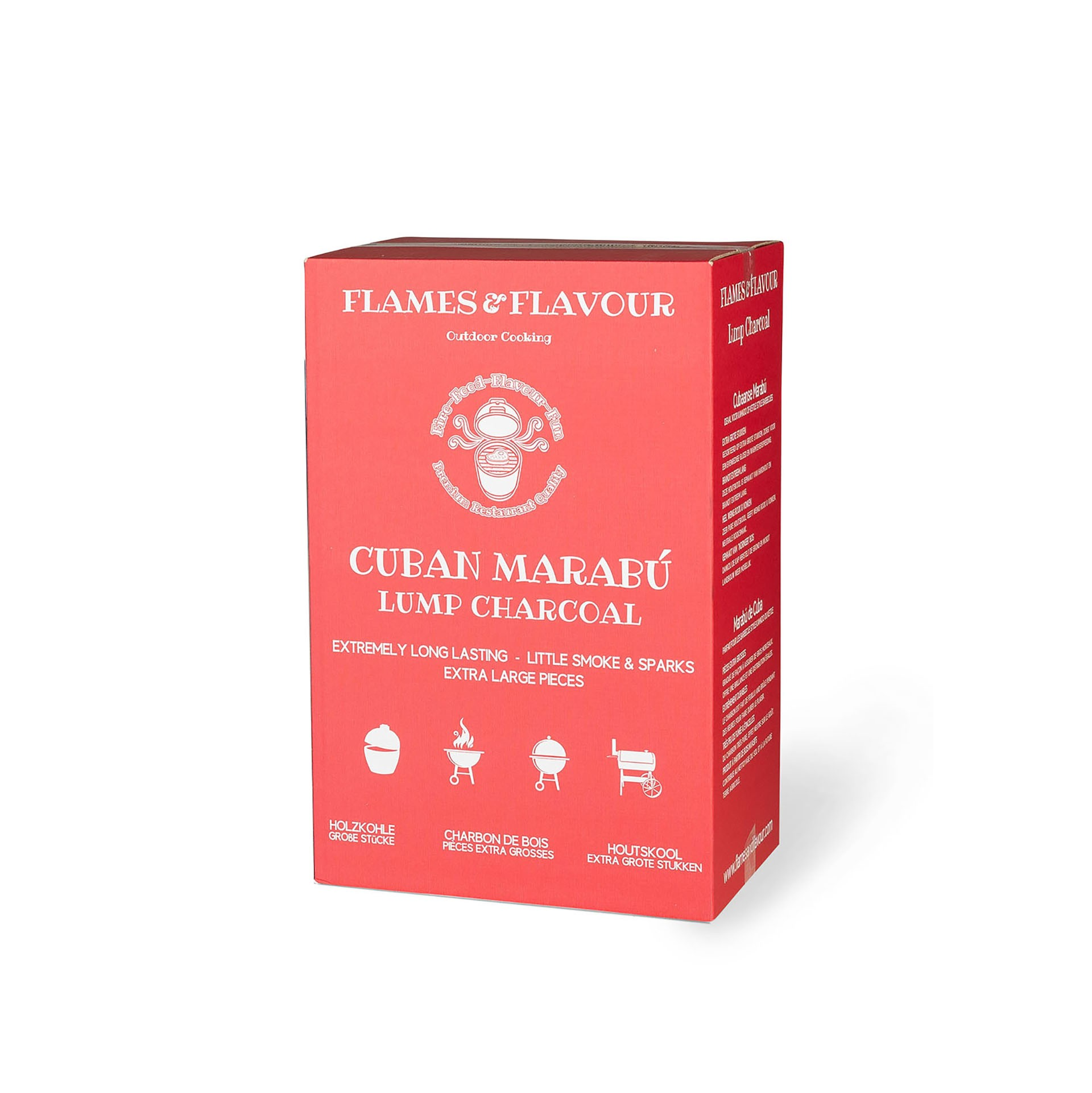 Flames & Flavour Houtskool Cubaanse Marabu Houtskool 15 kilo – Flames & Flavour