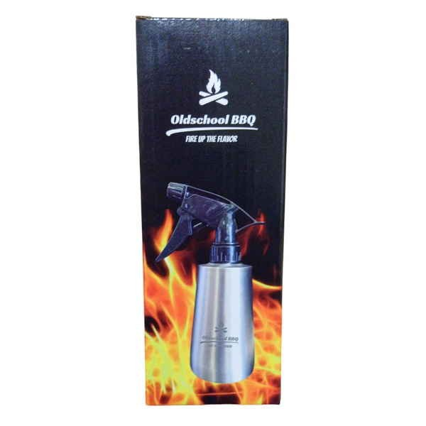 Old School  RVS spuitflacon van Oldschool BBQ