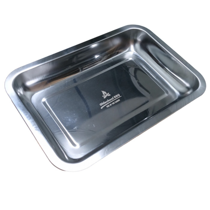 Old School  RVS ovenschaal klein van Oldschool BBQ