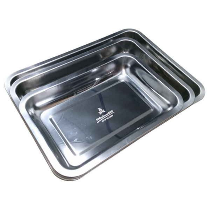 Old School  RVS ovenschaal groot van Oldschool BBQ