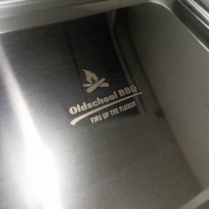 Old School  RVS ovenschaal extra groot van Oldschool BBQ
